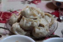 Buuz, all of which had to be eaten, according to the host
